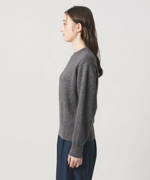 UNITED ARROWS / ユナイテッドアローズ ニット・セーター | フォックス ウール ラメ クルーネック ニット | 詳細16