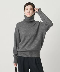 UNITED ARROWS / ユナイテッドアローズ ニット・セーター | フォックス ウール ラメ タートルネック ニット
