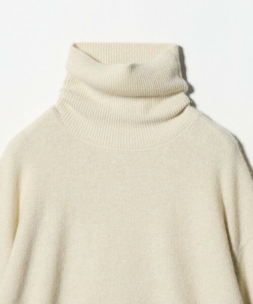 UNITED ARROWS / ユナイテッドアローズ ニット・セーター | フォックス ウール ラメ タートルネック ニット | 詳細5
