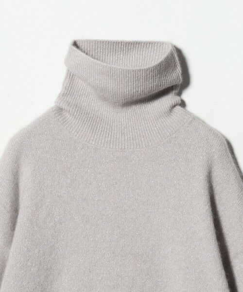 UNITED ARROWS / ユナイテッドアローズ ニット・セーター | フォックス ウール ラメ タートルネック ニット | 詳細12