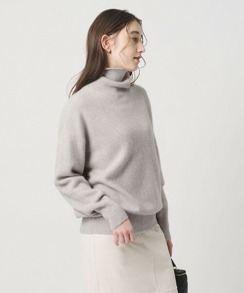 UNITED ARROWS / ユナイテッドアローズ ニット・セーター | フォックス ウール ラメ タートルネック ニット | 詳細7