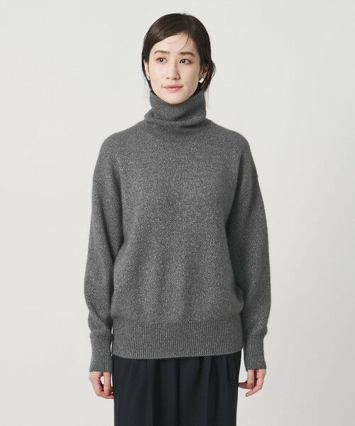 UNITED ARROWS / ユナイテッドアローズ ニット・セーター | フォックス ウール ラメ タートルネック ニット | 詳細18