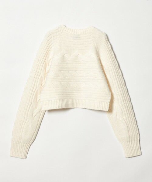UNITED ARROWS / ユナイテッドアローズ ニット・セーター | ケーブル ショート ニットプルオーバー | 詳細5