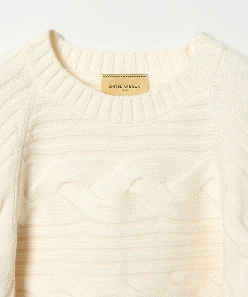 UNITED ARROWS / ユナイテッドアローズ ニット・セーター | ケーブル ショート ニットプルオーバー | 詳細6
