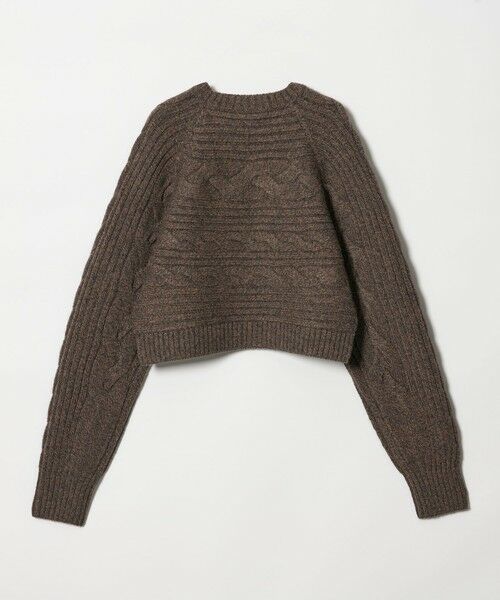 UNITED ARROWS / ユナイテッドアローズ ニット・セーター | ケーブル ショート ニットプルオーバー | 詳細15