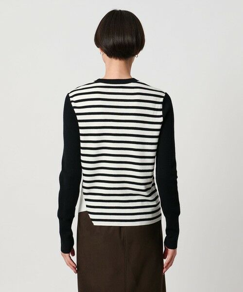 UNITED ARROWS / ユナイテッドアローズ ニット・セーター | イレギュラー ボーダー ロングスリーブ ニット | 詳細6