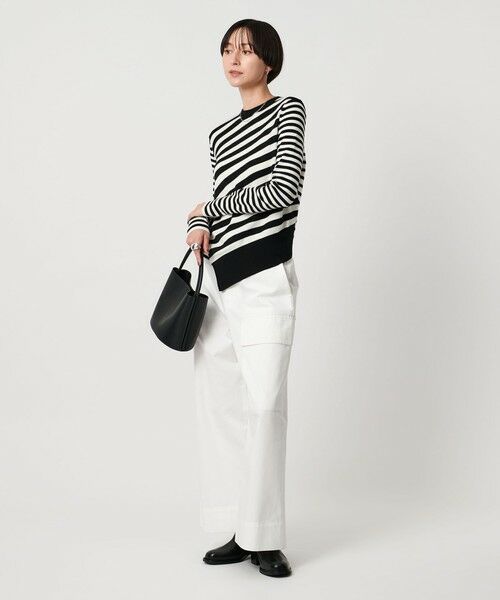 UNITED ARROWS / ユナイテッドアローズ ニット・セーター | イレギュラー ボーダー ロングスリーブ ニット | 詳細13