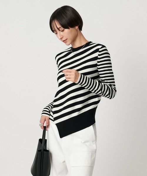 UNITED ARROWS/ユナイテッドアローズ イレギュラー ボーダー ロングスリーブ ニット その他9 FREE UNITED ARROWS/ユナイテッドアローズ イレギュラー ボーダー ロングスリーブ ニット その他9 FREE