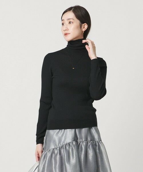 UNITED ARROWS / ユナイテッドアローズ ニット・セーター | リブ タートルネック ニット | 詳細8