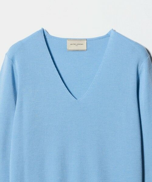 UNITED ARROWS / ユナイテッドアローズ ニット・セーター | フルニードル Vネック ニット | 詳細11