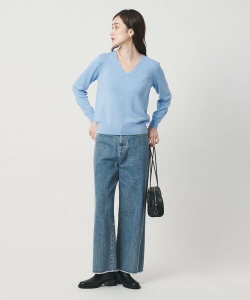 UNITED ARROWS / ユナイテッドアローズ ニット・セーター | フルニードル Vネック ニット | 詳細8