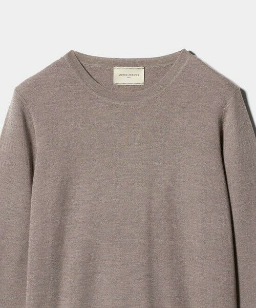 UNITED ARROWS / ユナイテッドアローズ ニット・セーター | フルニードル クルーネック ニット | 詳細6