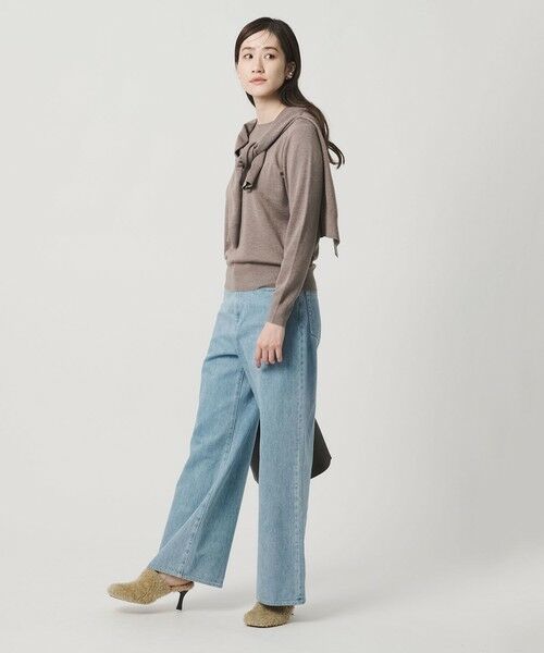 UNITED ARROWS / ユナイテッドアローズ ニット・セーター | フルニードル クルーネック ニット | 詳細3