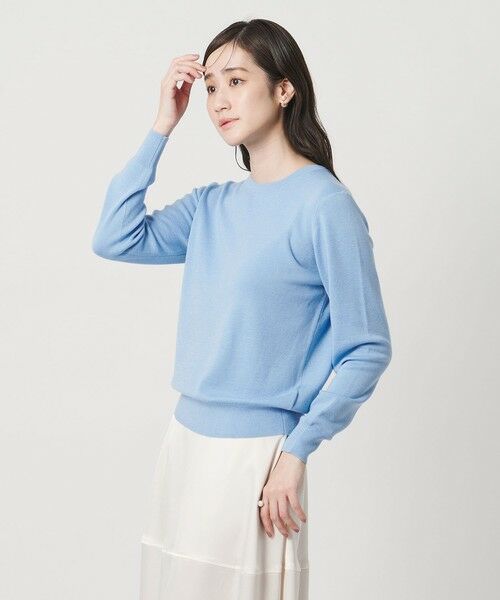 UNITED ARROWS / ユナイテッドアローズ ニット・セーター | フルニードル クルーネック ニット | 詳細8