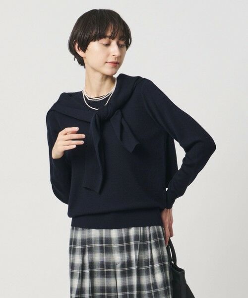 UNITED ARROWS / ユナイテッドアローズ ニット・セーター | フルニードル クルーネック ニット | 詳細18