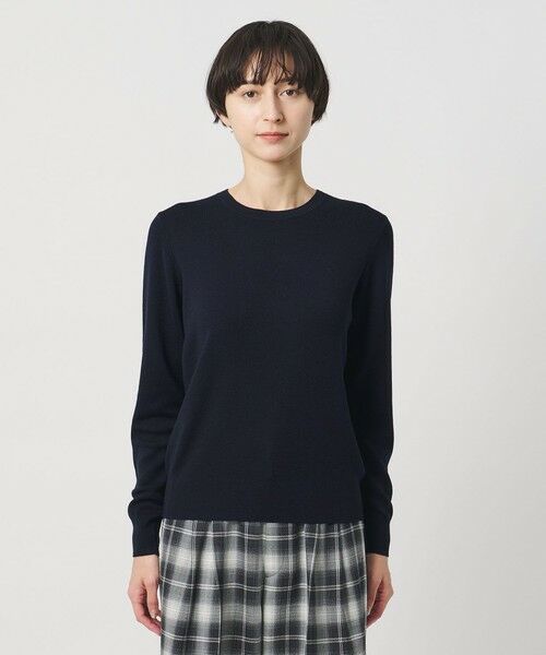 UNITED ARROWS / ユナイテッドアローズ ニット・セーター | フルニードル クルーネック ニット | 詳細21