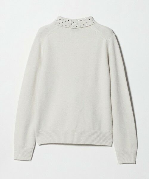 UNITED ARROWS / ユナイテッドアローズ ニット・セーター | ラインストーン ポロ ニット | 詳細7