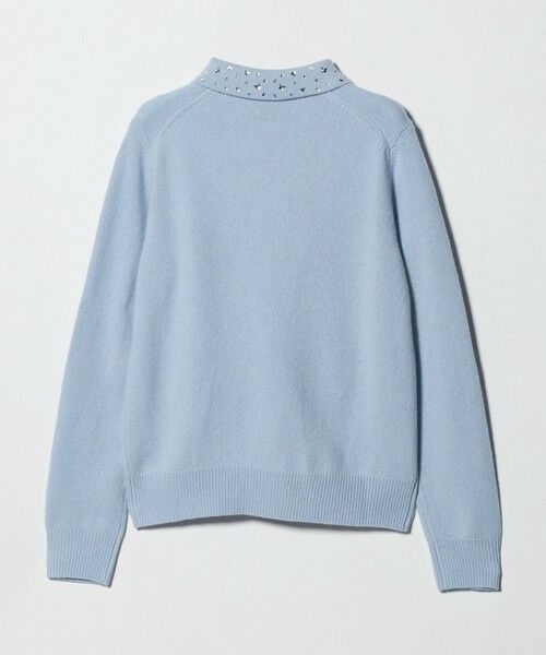 UNITED ARROWS / ユナイテッドアローズ ニット・セーター | ラインストーン ポロ ニット | 詳細19