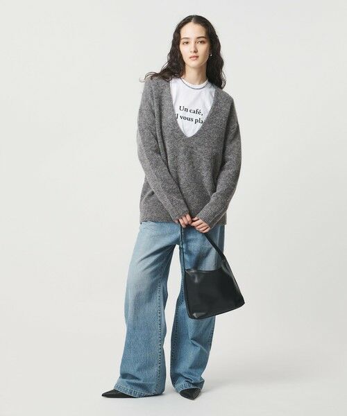 UNITED ARROWS / ユナイテッドアローズ ニット・セーター | ディープ Vネック プルオーバー ニット | 詳細2