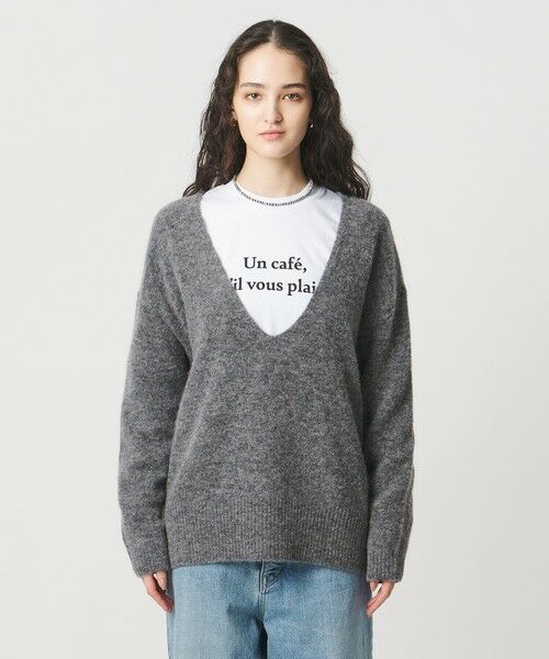 UNITED ARROWS / ユナイテッドアローズ ニット・セーター | ディープ Vネック プルオーバー ニット | 詳細3