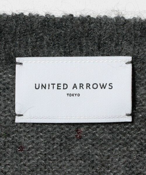 UNITED ARROWS / ユナイテッドアローズ ニット・セーター | フラワー スパンコール クルーネック ニット | 詳細17