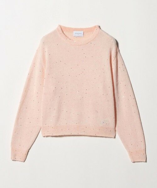 UNITED ARROWS / ユナイテッドアローズ ニット・セーター | フラワー スパンコール クルーネック ニット | 詳細21