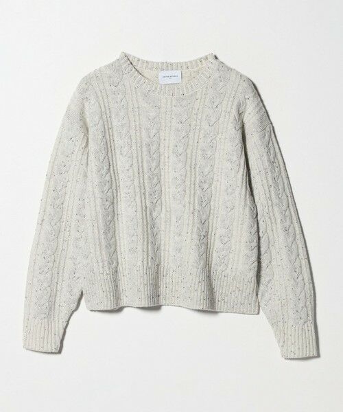 UNITED ARROWS / ユナイテッドアローズ ニット・セーター | ミックス カラー ケーブル プルオーバー ニット | 詳細3