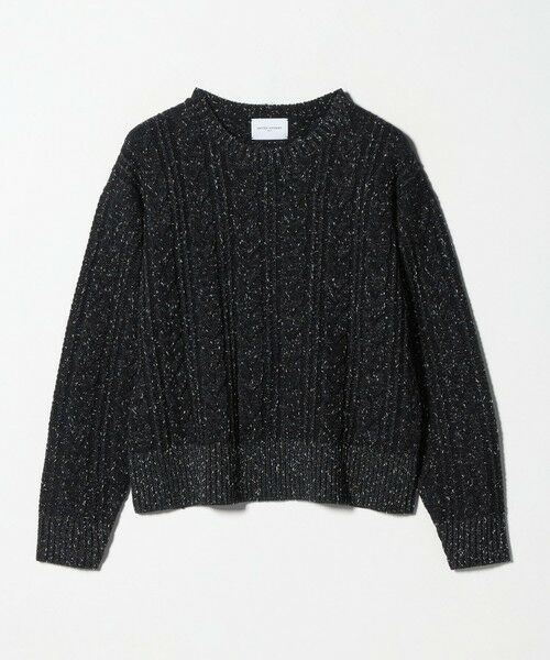 UNITED ARROWS / ユナイテッドアローズ ニット・セーター | ミックス カラー ケーブル プルオーバー ニット | 詳細9