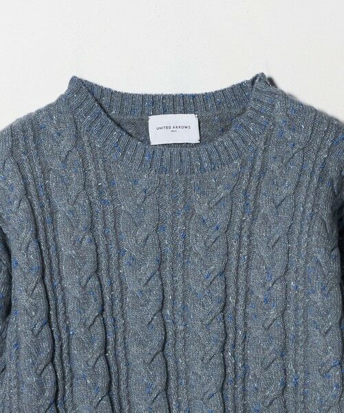 UNITED ARROWS / ユナイテッドアローズ ニット・セーター | ミックス カラー ケーブル プルオーバー ニット | 詳細20