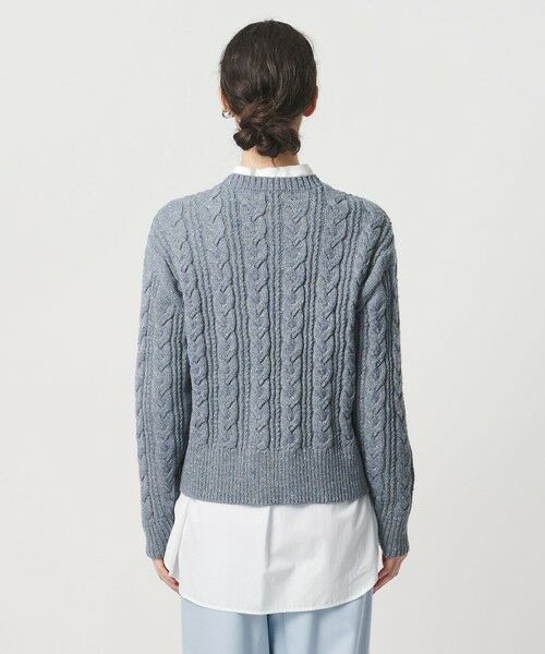 UNITED ARROWS / ユナイテッドアローズ ニット・セーター | ミックス カラー ケーブル プルオーバー ニット | 詳細17