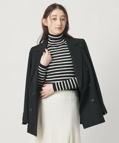 UNITED ARROWS / ユナイテッドアローズ ニット・セーター | リブ ボーダー タートル ニット