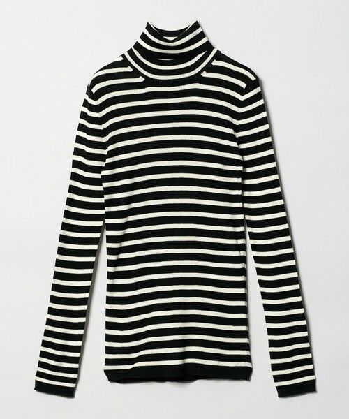 UNITED ARROWS / ユナイテッドアローズ ニット・セーター | リブ ボーダー タートル ニット | 詳細7