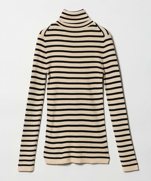 UNITED ARROWS / ユナイテッドアローズ ニット・セーター | リブ ボーダー タートル ニット | 詳細15