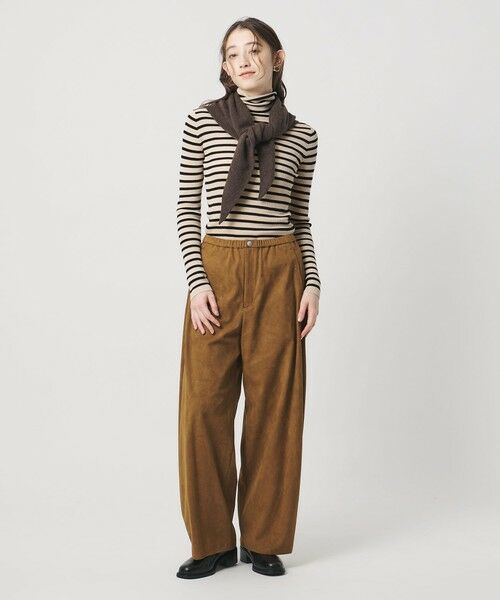 UNITED ARROWS / ユナイテッドアローズ ニット・セーター | リブ ボーダー タートル ニット | 詳細13