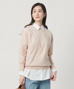 UNITED ARROWS / ユナイテッドアローズ ニット・セーター | 18G ウール クルーネック ニット ‐ウォッシャブル‐