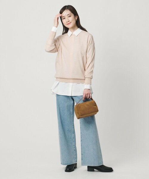 UNITED ARROWS / ユナイテッドアローズ ニット・セーター | 18G ウール クルーネック ニット ‐ウォッシャブル‐ | 詳細11