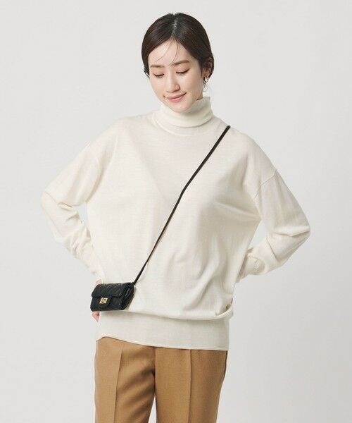 UNITED ARROWS / ユナイテッドアローズ ニット・セーター | 18G ウール タートルネック ニット ‐ウォッシャブル‐ | 詳細1
