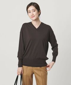 UNITED ARROWS / ユナイテッドアローズ ニット・セーター | 18G ウール Vネック ニット ‐ウォッシャブル‐