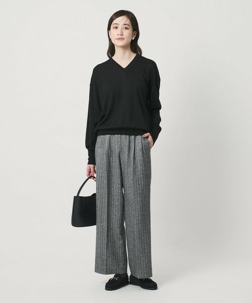 UNITED ARROWS / ユナイテッドアローズ ニット・セーター | 18G ウール Vネック ニット ‐ウォッシャブル‐ | 詳細2