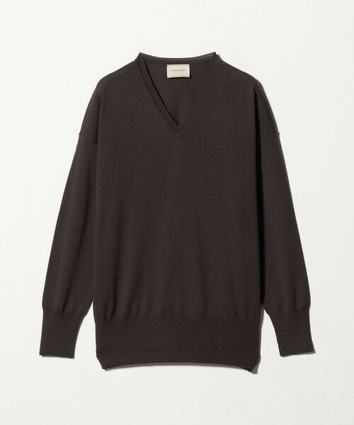 UNITED ARROWS / ユナイテッドアローズ ニット・セーター | 18G ウール Vネック ニット ‐ウォッシャブル‐ | 詳細15