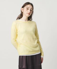 UNITED ARROWS / ユナイテッドアローズ ニット・セーター | モヘヤ クルーネック ニット