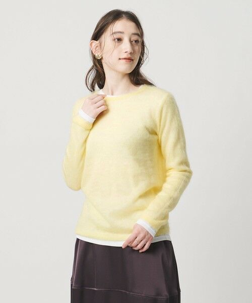 UNITED ARROWS / ユナイテッドアローズ ニット・セーター | モヘヤ クルーネック ニット | 詳細10