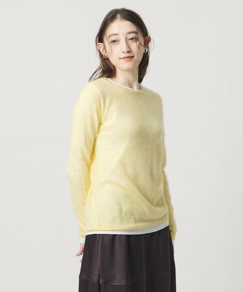 UNITED ARROWS / ユナイテッドアローズ ニット・セーター | モヘヤ クルーネック ニット | 詳細11