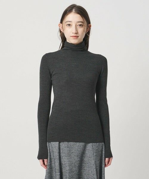 UNITED ARROWS / ユナイテッドアローズ ニット・セーター | 18G フィットリブ タートルネック ニット | 詳細15