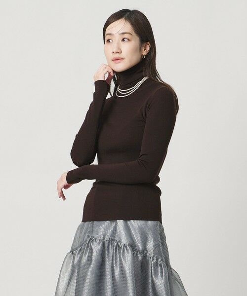 UNITED ARROWS / ユナイテッドアローズ ニット・セーター | 18G フィットリブ タートルネック ニット | 詳細24