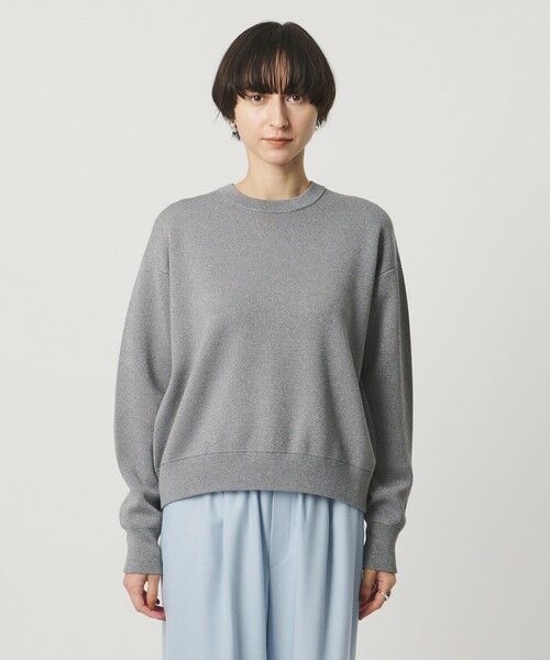 UNITED ARROWS / ユナイテッドアローズ ニット・セーター | ラメ ニット スウェット ‐ウォッシャブル‐ | 詳細9