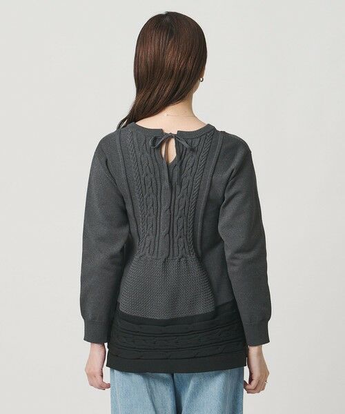 UNITED ARROWS / ユナイテッドアローズ ニット・セーター | ケーブル Vネック ニット ‐ウォッシャブル‐ | 詳細6