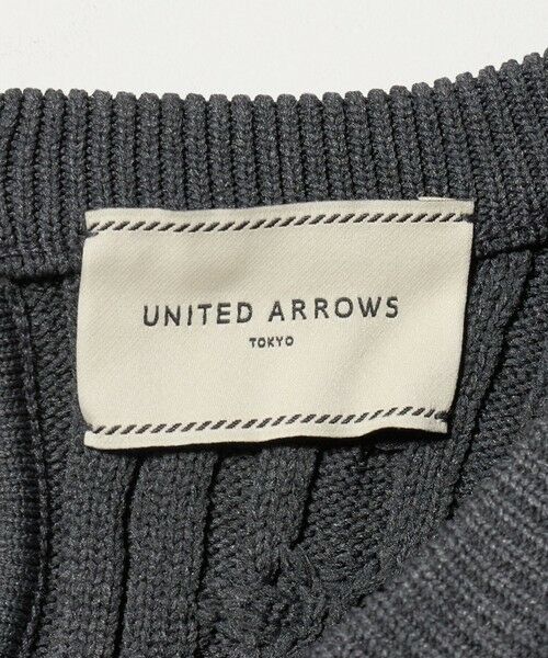 UNITED ARROWS / ユナイテッドアローズ ニット・セーター | ケーブル Vネック ニット ‐ウォッシャブル‐ | 詳細15