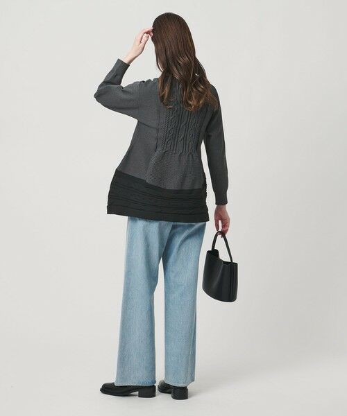 UNITED ARROWS / ユナイテッドアローズ ニット・セーター | ケーブル Vネック ニット ‐ウォッシャブル‐ | 詳細3