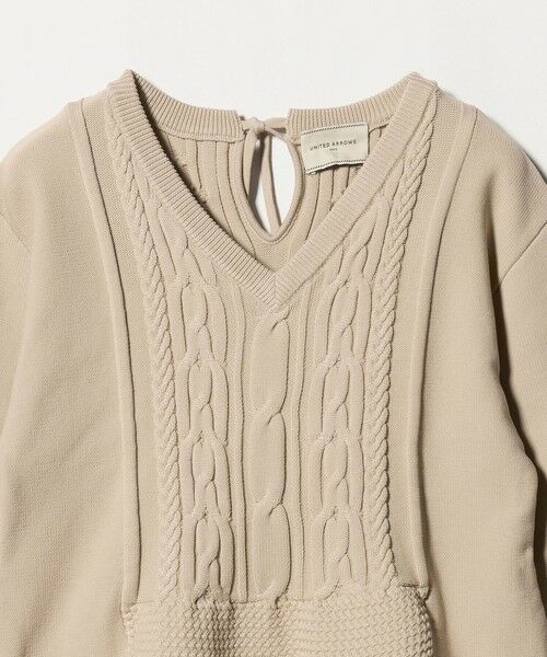 UNITED ARROWS / ユナイテッドアローズ ニット・セーター | ケーブル Vネック ニット ‐ウォッシャブル‐ | 詳細21
